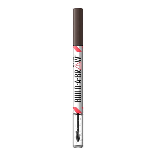 Pluma de cejas Maybelline Tattoo Build A Brown y gel sellador 2 en 1 deep brown