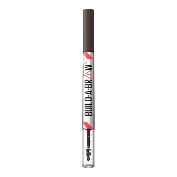 Pluma de cejas Maybelline Tattoo Build A Brown y gel sellador 2 en 1 deep brown