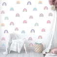 thumbnail image 4 of Self-Adhesive Vinyl Rainbow Wall Decals, 120 Pieces, 10 Sheets Stickers Nursery Room Bedroom Classroom Kids Room Decor, 4 of 6