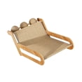 thumbnail image 4 of Cama elevada para gatos Fernando mueble para mascotas Rascador con pelota 42 cm x 66 cm x 29 cm, 4 of 8