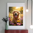 thumbnail image 2 of Diamond Art Kit for Adults, Golden Retriever In Flower Garden Diamond Painting for Adults Beginners, 5D DIY Diamond Art Painting Kits, Colorful Diamond Painting Craft for Home Decor 12x16, 2 of 7