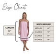 thumbnail image 4 of Toalla Boca Terry para mujer, 100% algodón, color rosa M/L, 4 of 6