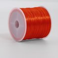 thumbnail image 1 of Nvzi Hilo elástico de 0,7 mm para pulseras, cordón elástico de cuentas de cristal para hacer joyas, color naranja, 1 of 5