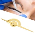 thumbnail image 4 of Eyebrow Measure Ruler, Eyebrow Drawing Tool Reusable  for Eyebrow Makeup for Individual for  Artist Silver,Gold,Black, 4 of 7