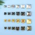 thumbnail image 5 of Ensemble de 50 Clous Carrés à Rivets, Or, 7 mm, Or, 5 of 5