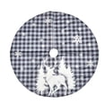 thumbnail image 4 of Coxeer Christmas Tree Mat Round Elk Pattern Fashion Xmas Tree Skirt Tree Base Cover, 4 of 4