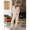 thumbnail image 2 of CAILDANL Womens Cardigan Pants Sets 2 Piece Slouchy Sweater Loungewear, 2 of 2