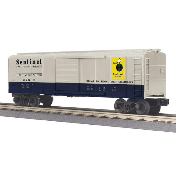 M.T.H. Electric Trains MTH RAILKING Baltimore & Ohio Rounded ROOF BOXCAR #36732 O Gauge 30-71129
