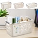 thumbnail image 1 of Cesta de Plástico Beige | Organizador de Escritorio con Asas | Diseño Apilable y Ventilado para Papelería, Lavandería y Organización de Armarios | 3 Tamaños Disponibles, 1 of 6