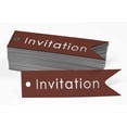 thumbnail image 2 of Inkdotpot Pack Of 50 Real Silver Foil Paper Tags Invitation Party Favor Hang Tags, 2 of 6