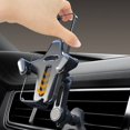 thumbnail image 3 of MOMOJIA Vibration Proof Car Vent Phone Bracket Y Shaped ABS Design Tool Less Installation, 3 of 19