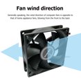 thumbnail image 5 of Ventilador De Chasis Ventilador silencioso para carcasas de computadora Ventilador de refrigeración del chasis Cojinete hidráulico (9 cm), 5 of 5