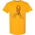 thumbnail image 3 of Inktastic Leukemia Awareness with Orange Ribbon Made of Hearts T-Shirt, 3 of 5