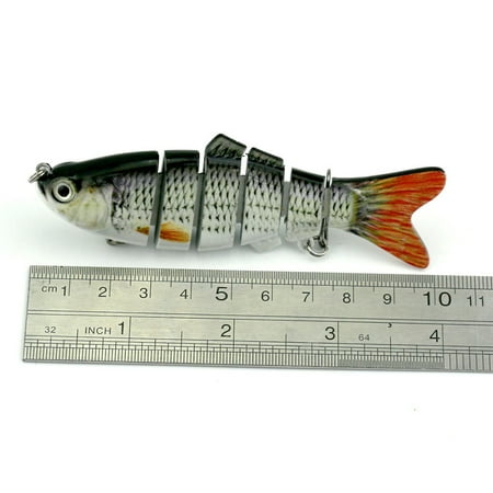 Fishing Bait Fishing Lure Kit Topwater Bass Lures Fishing Lures Slow Sinking Swimming Lures Multi Jointed Swimbait Lifelike Hard Bait Trout Perch