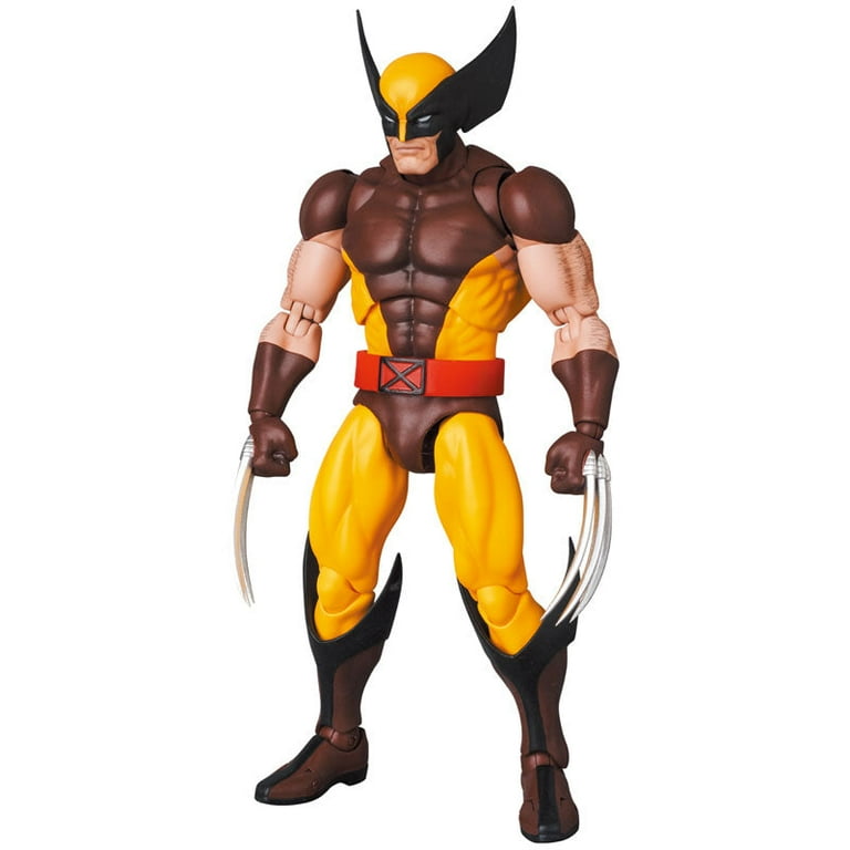 MAFEX X-Men Wolverine Brown Comic Ver Action Figure - Walmart.com