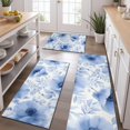thumbnail image 2 of Pioneer Flower Floral Print Pattern Kitchen Rugs Sets Of 3,Kitchen Runner Rugs Non Skid Washable,Decorative Kitchen Floor Mats for Kitchen,Sink,Laundry,17"x30"+ 17"x47" + 17"x59", 2 of 6