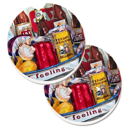 

Verons & New Orleans Beers Set of 2 Cup Holder Car Coaster
