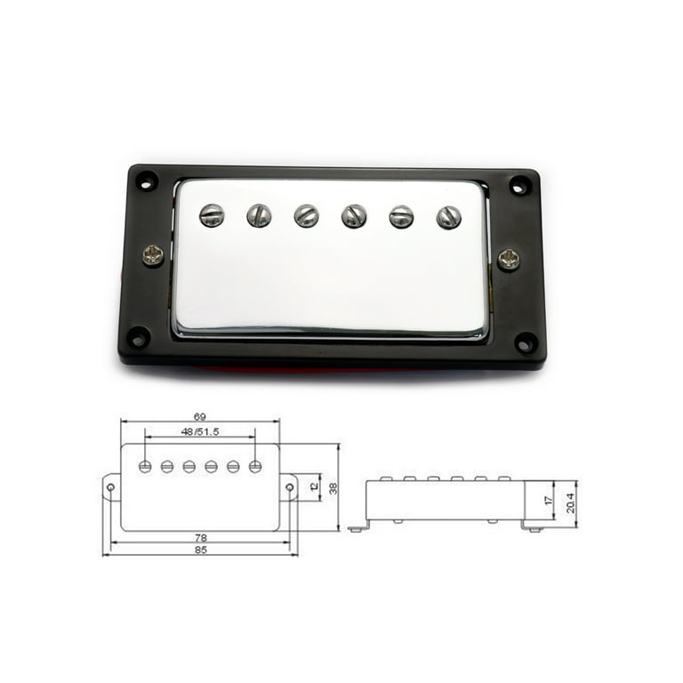 Dual coil humbucker outlet