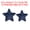 Dark Blue, variant on Uxcell Sequin Star Iron on Patches, Embroidered Sew Patches for DIY Clothing and Accessories Dark Blue
