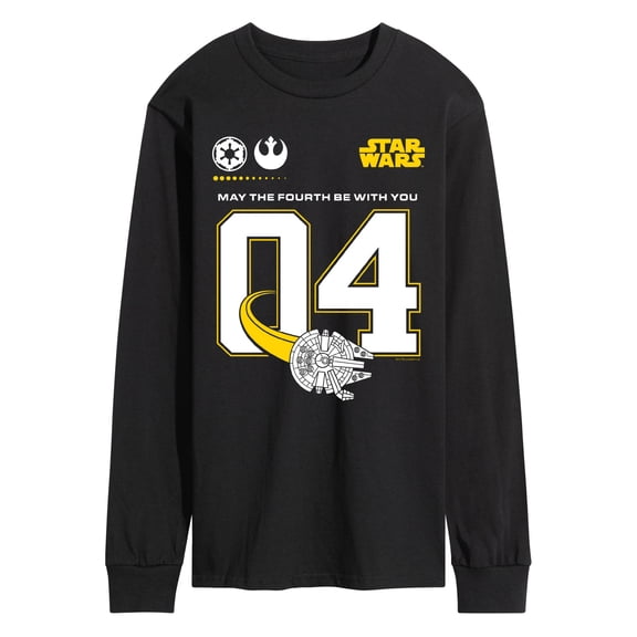 Star Wars - May Fourth Jersey - Men's Long Sleeve Graphic T-Shirt