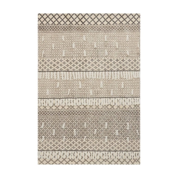 Nourison Throw Ornate Natural Decorative Throw Blanket, 50" x 60"