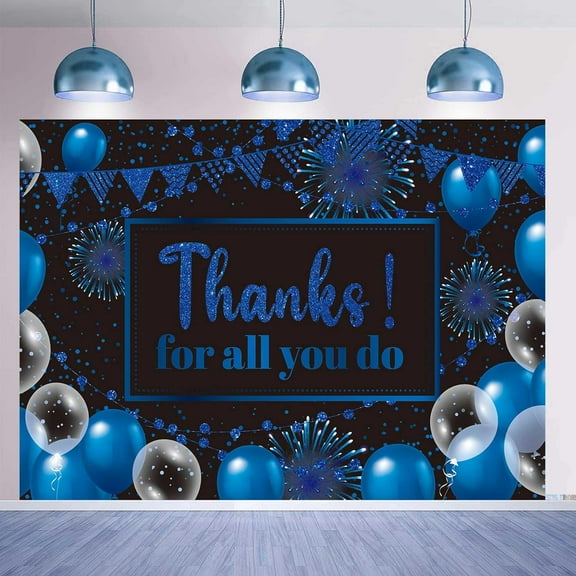 Thanks for All You Do Backdrop We Appreciate You Photography Background Thank You Banner for Teacher Nurses Doctor Congrats Grad Retirement Party Decorations Photo Props