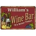 thumbnail image 1 of William's Red Wine Bar Sign 12 x 18 Matte Finish Metal 112180054210, 1 of 1