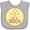 AC-Heather Grey, variant on Inktastic He is Risen for Easter Boys or Girls Baby Bib