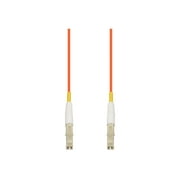 AddOn - Patch cable - LC/UPC multi-mode (M) to LC/UPC multi-mode (M) - 35 m - 0.1 in - fiber optic - simplex - 62.5 / 125 micron - OM1 - OFNP - indoor, plenum - orange