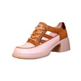 thumbnail image 4 of Sandalias de tacón para mujer, zapatillas de cuña de tacón alto, ligeras, informales, con cordones y bloque 37, 4 of 9
