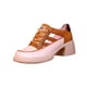 thumbnail image 4 of Sandalias de tacón para mujer, sandalias de tacón de bloque, sandalias de verano informales, únicas, con punta cerrada, moda 36, 4 of 9