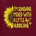 thumbnail image 5 of Wild Bobby, I'm Sunshine Mixed With A Little Hurricane , Inspirational/Christian, Men Graphic Tee, Maroon, Medium, 5 of 5