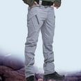 thumbnail image 6 of Momasggi Men's Big and Tall Tactical Pants Ripstop Cargo Pants Lightweight Outdoor Work Climbing Hiking Trousers with Multi Pockets Gray L, 6 of 6
