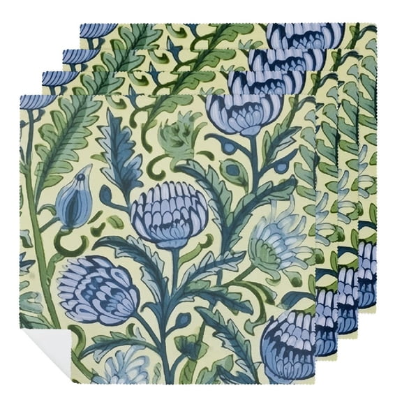 PHYHOO Party Cloth Napkins Dinner Table Napkins, Washable Reusable Polyester Napkins for Home Holiday Party Wedding Table Setting Decoration 2 PCS