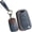 Blue, variant on Key Fob Cover Compatible with Chevrolet Equinox Camaro Cruze Malibu Impala Spark Trax Sonic Buick Lacrosse Encore Verano Regal Terrain Acadia Cowhide 5 Button Keychain Case Holder Protector,Black