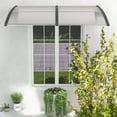 thumbnail image 4 of Costway 80" x 40" Patio Awning Canopy Outdoor Window Door Overhang Rain Snow Protection Gray, 4 of 10
