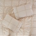 thumbnail image 3 of Benjara BM231782 Corfu Ruffle Design Queen Comforter Set, Beige - 8 Piece, 3 of 5