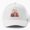 White, variant on Merry Christmas Kitten Baseball Hat, Presents Feline Holiday Graphic Design, Classic Cap