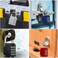 thumbnail image 5 of Combination Padlocks, 4 Digit Locker Padlocks For Gym Lockers, School Locker, Weatherproof Outdoor Padlock Fence - Jxlgv, 5 of 5