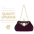 thumbnail image 6 of ZHAOYIQ Vintage Rhinestone Evening Handbag for Banquets & Parties, 6 of 9