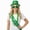 Hat,sun Glasses,party Lei,satin Sash, variant on PMU 4 Pcs St. Patrick’s Day Party Costume Accessory Bundle, Green Plastic Top Hat, Glitter Shamrock Sunglasses, Shamrock Lei and Green Satin Sash
