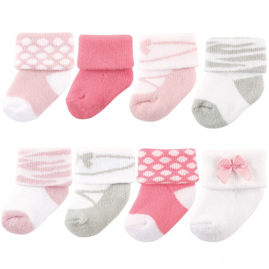 ⭐⭐Brand New Baby Girls Pink Turnover Socks 0-3 months FREE P&P⭐⭐ 