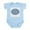Sky Blue, variant on - Genuine Yooper Infant Creeper - Baby Light Bodysuit, Size Newborn - 24 Months