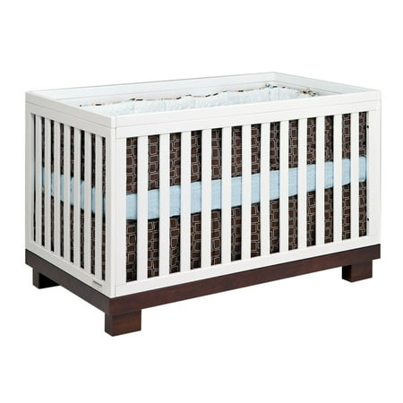 Photo 1 of Babyletto Modo 3-in-1 Convertible Crib with Toddler Rail - White/Espresso