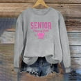 thumbnail image 3 of Uootdi Oversized Long Sleeve Shirt Gift Crewneck Senior Class of 2026 Graduation Sweatshirt for Women Teen Girls Pullover, 3 of 5