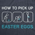 thumbnail image 2 of Mens How to Pick Up Easter Eggs T Shirt Funny Graphic Tee Bunny Cool Novelty Gift Graphic Tees, 2 of 9