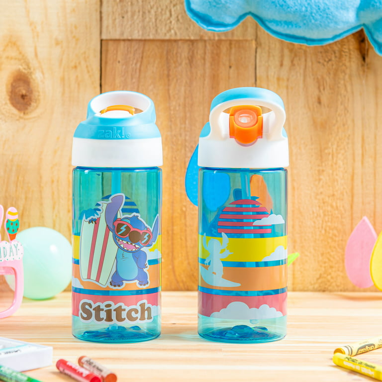 Disney Stitch Water Bottle with Built-In Straw