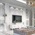 thumbnail image 5 of Home Decor Luxury 3d Damask Embossed Wallpaper Rolls Home Art Decor, 5 of 5