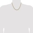 thumbnail image 4 of Diamond2Deal 14K Yellow Gold 2.5mm Semi Solid Diamond-cut Rope Chain Necklace for Women 18", 4 of 6