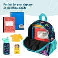 thumbnail image 3 of Wildkin Kids 12 Inch Backpack for Toddler Boys and Girls, Insulated Front Pocket (Dino Pals), 3 of 8
